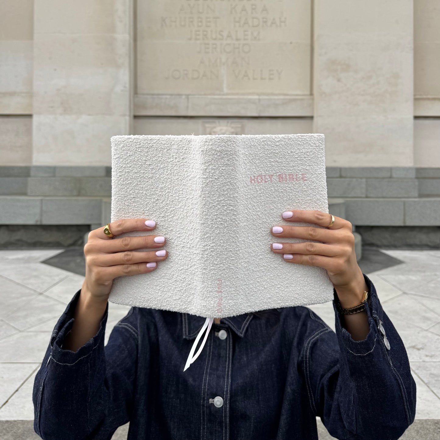 ALABASTER PINK BIBLE COVER